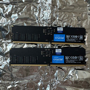 마이크론 Crucial DDR5 16GB 5600MHz 램 2개 총 32GB 이미지