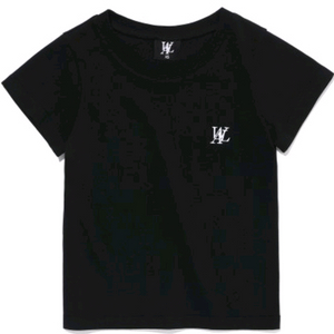 [새상품]우알롱 signature slim line t-shirt(black) 이미지
