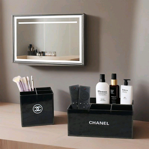샤넬 로고 화장품 수납함 세트 이미지