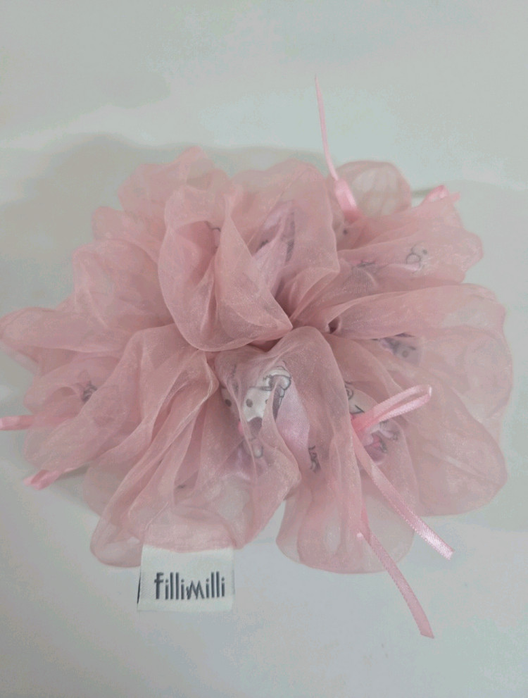 필리밀리 샤이닝 트윙클 챠미키티 에디션 헤어 스크런치 새상품 2종 이미지