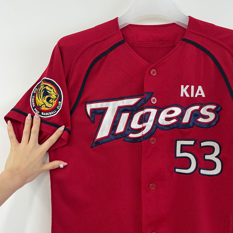 기아타이거즈 이대형 마킹 올드 원정 유니폼 이미지