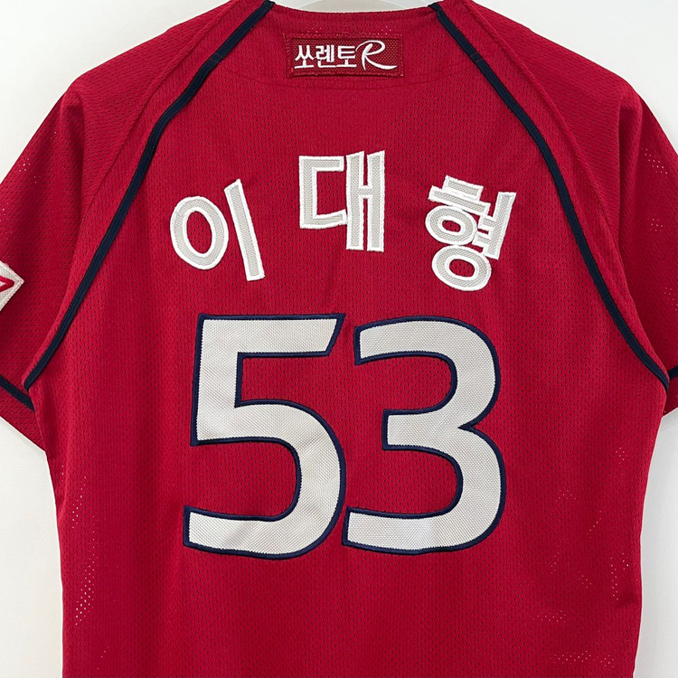 기아타이거즈 이대형 마킹 올드 원정 유니폼 이미지