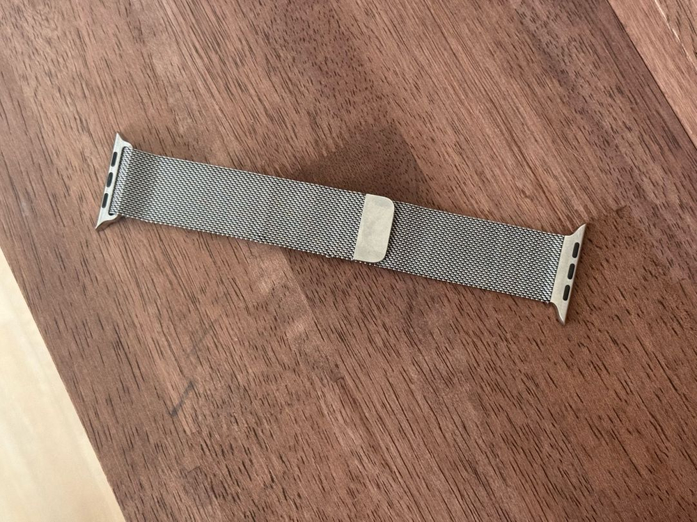 애플워치 정품 밀레니즈 루프 42/44/45/49mm 실버 단품 이미지