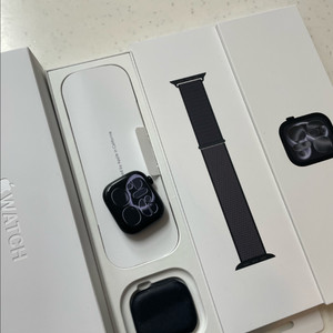 애플워치11 42mm 제트블랙 무기스 애플케어플러스 이미지