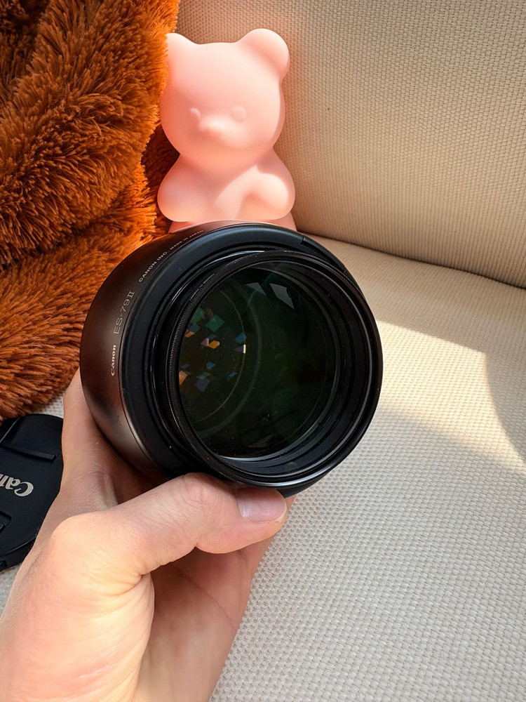 캐논 85.2 EF렌즈 (만투) + RF어댑터 이미지