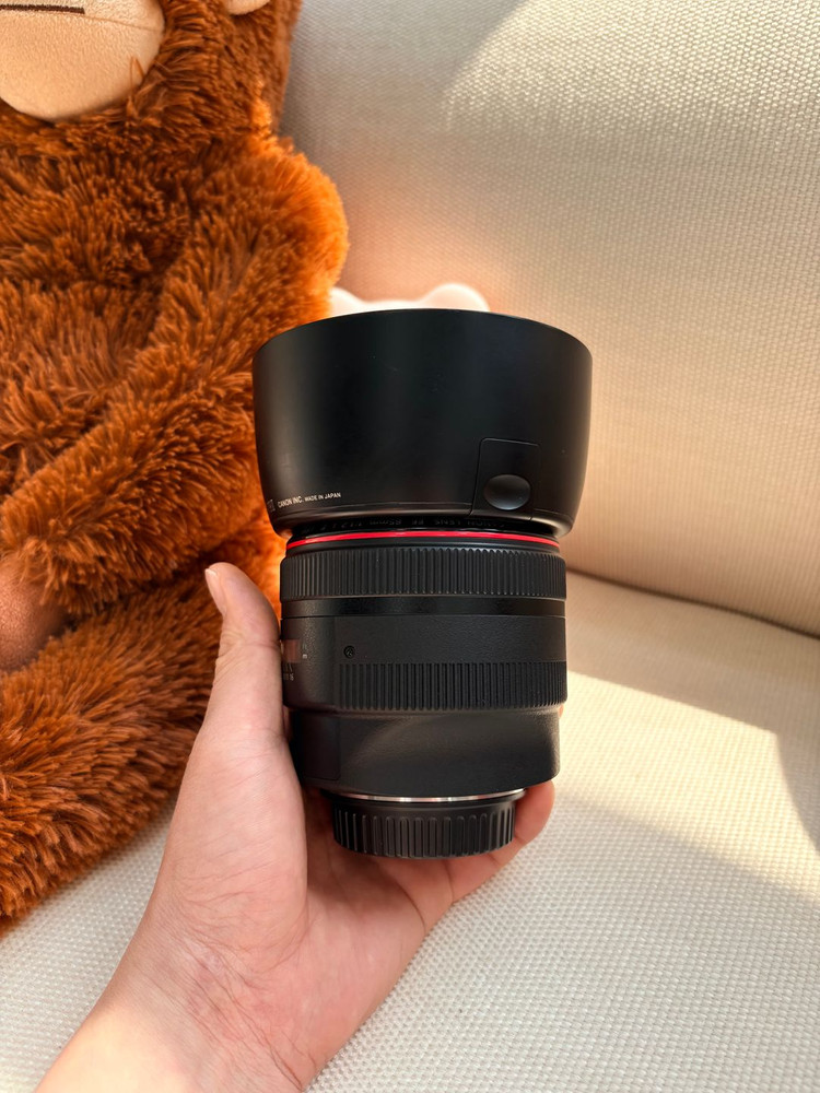 캐논 85.2 EF렌즈 (만투) + RF어댑터 이미지