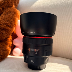 캐논 85.2 EF렌즈 (만투) + RF어댑터 이미지