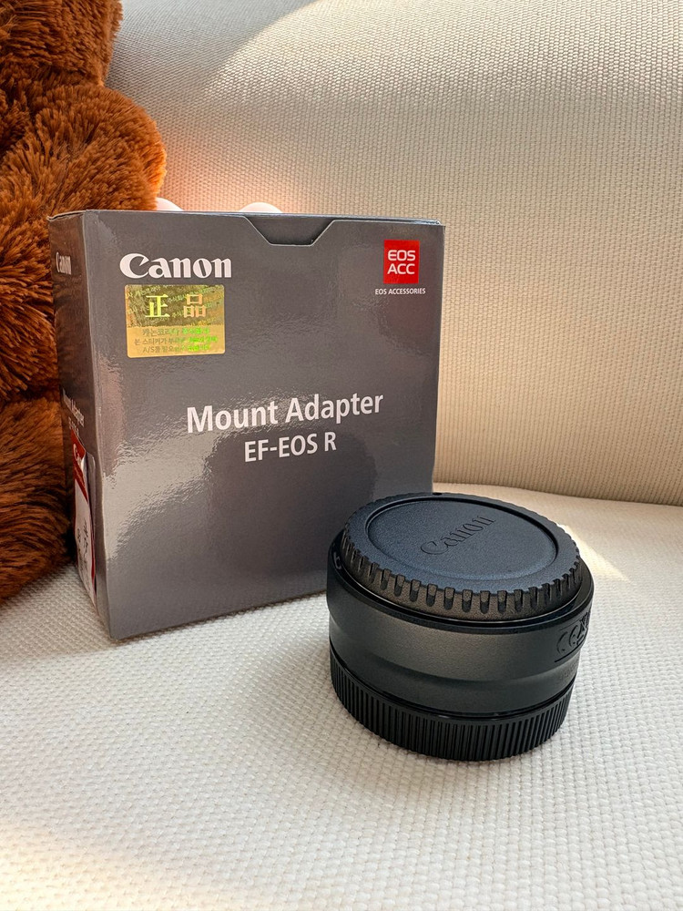 캐논 85.2 EF렌즈 (만투) + RF어댑터 이미지