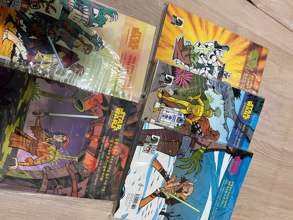 (최종가)만화 스타워즈 클론워즈 어드벤처 1~5(완) 팝니다. 이미지