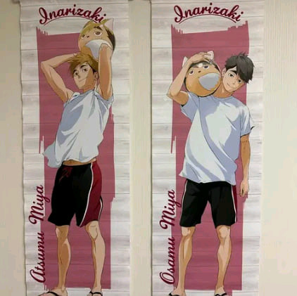 하이큐 미야 굿즈 일괄 아츠무 오사무 아크릴스탠드 태피스트리 이미지