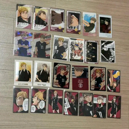 하이큐 미야 굿즈 일괄 아츠무 오사무 아크릴스탠드 태피스트리 이미지