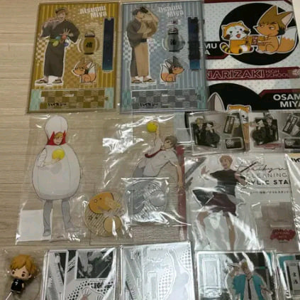 하이큐 미야 굿즈 일괄 아츠무 오사무 아크릴스탠드 태피스트리 이미지