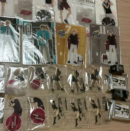 하이큐 미야 굿즈 일괄 아츠무 오사무 아크릴스탠드 태피스트리 이미지