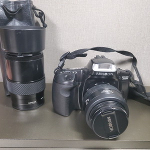 미놀타 300AF 카메라 + 35-70mm 렌즈+100-200mm렌즈 필름카메라 팝니다 이미지