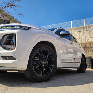 싼타페TM 19인치 인스퍼레이션 순정휠 블랙휠 중고휠 팝니다 이미지