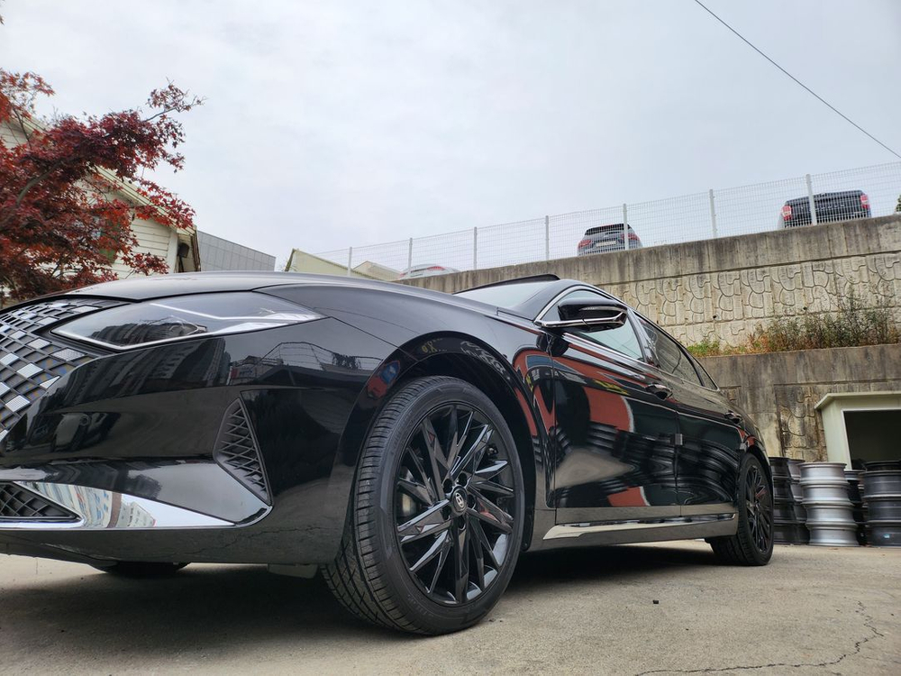 더뉴 그랜져IG 캘리그라피 19인치 순정휠 블랙휠 팝니다 이미지