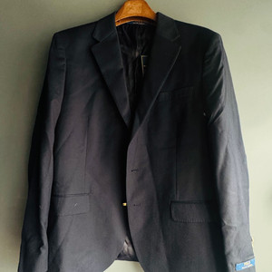 폴로 개버딘 울 블레이저 네이비 금장 블레이저 새상품 38R 이미지