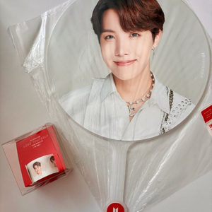 방탄소년단 BTS 공식 굿즈 -제이홉 피켓, BTS 롤 스티커 Love yourself 콘서트 공식 굿즈 이미지