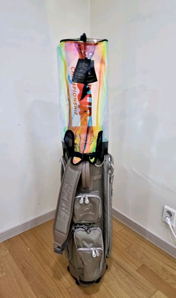 메르세데스 벤츠 골프캐디백 (홀로그램 헤드커버 새제품) 이미지