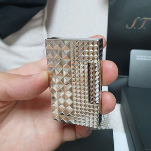 [풀세트] 듀퐁라이터 라인2 신형 ca16066 다이아몬드 헤드 팔라듐 백금 쌍불 듀퐁 라이타 이미지