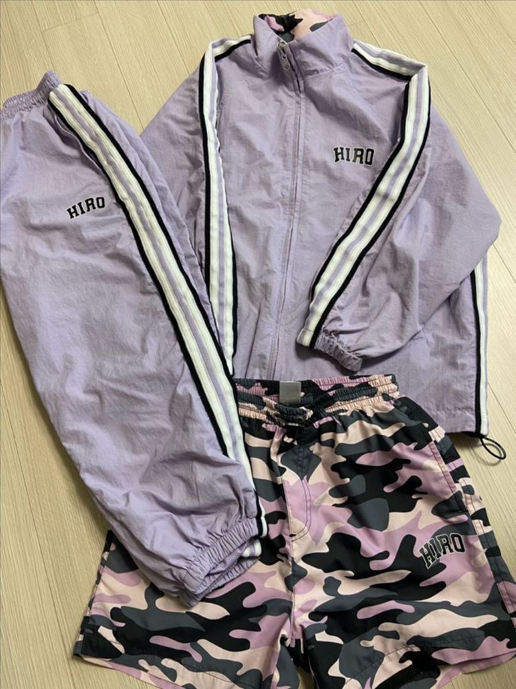 히로 라셀 윈드브레이커 상하세트+반바지 이미지