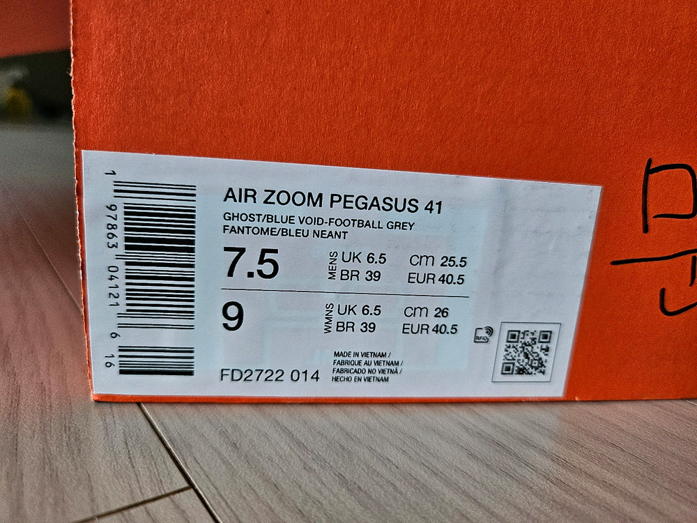 나이키 에어 줌 페가수스 41 255mm 새제품 런닝화 이미지