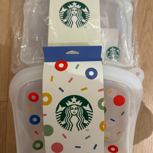 스타벅스 실리콘 푸드백 새상품 2개 일괄 이미지