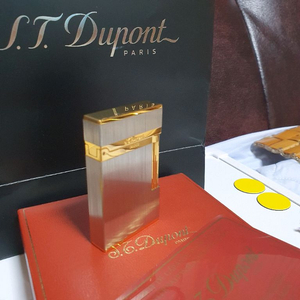 [풀세트] 듀퐁라이터 라인2 ca16841 산토스 브러쉬드 콤비 듀퐁 라이타 이미지