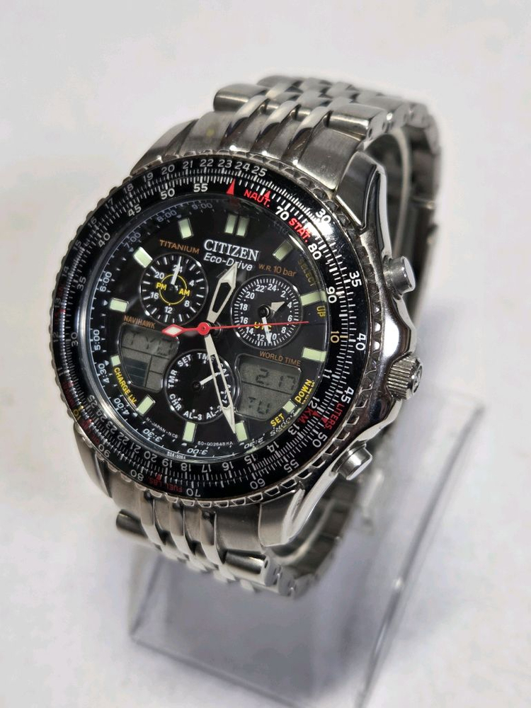 빈티지 시티즌 프로마스터 스카이호크 항공시계 이미지