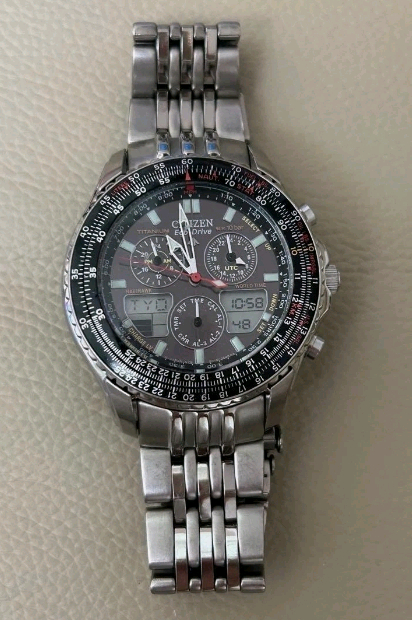 빈티지 시티즌 프로마스터 스카이호크 항공시계 이미지