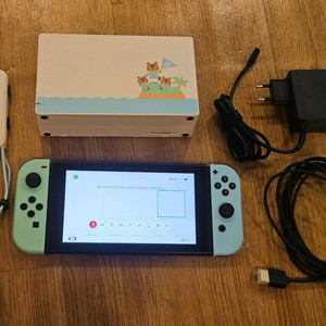 [A급] 닌텐도 스위치 동물의 숲 에디션 풀세트 판매합니다 이미지