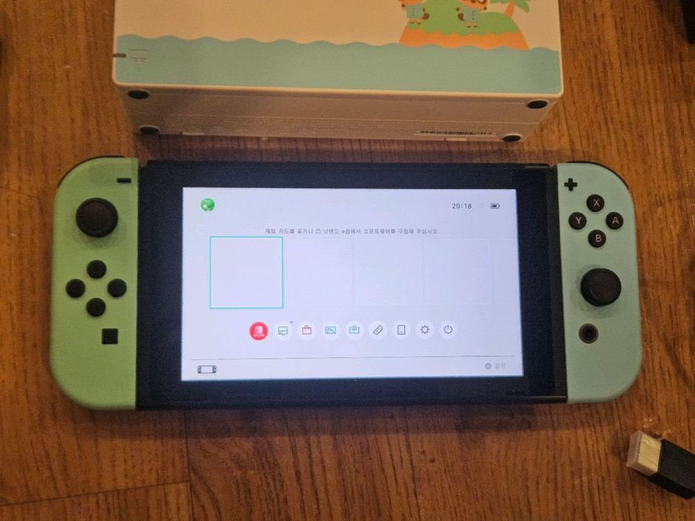 [A급] 닌텐도 스위치 동물의 숲 에디션 풀세트 판매합니다 이미지