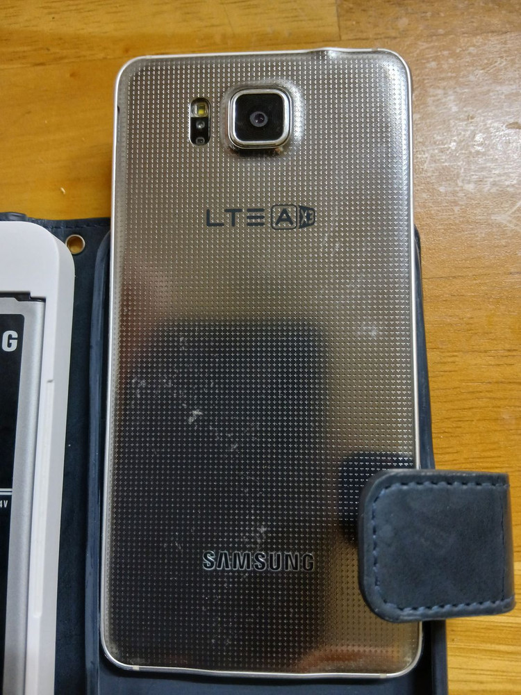 갤럭시 알파 휴대폰 + 배터리케이스 세트(효도폰, 수험생폰)스마트폰 실버 16GB 이미지