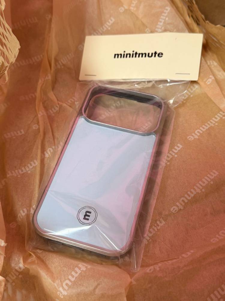 미닛뮤트 폰케이스 블루 새상품 이미지