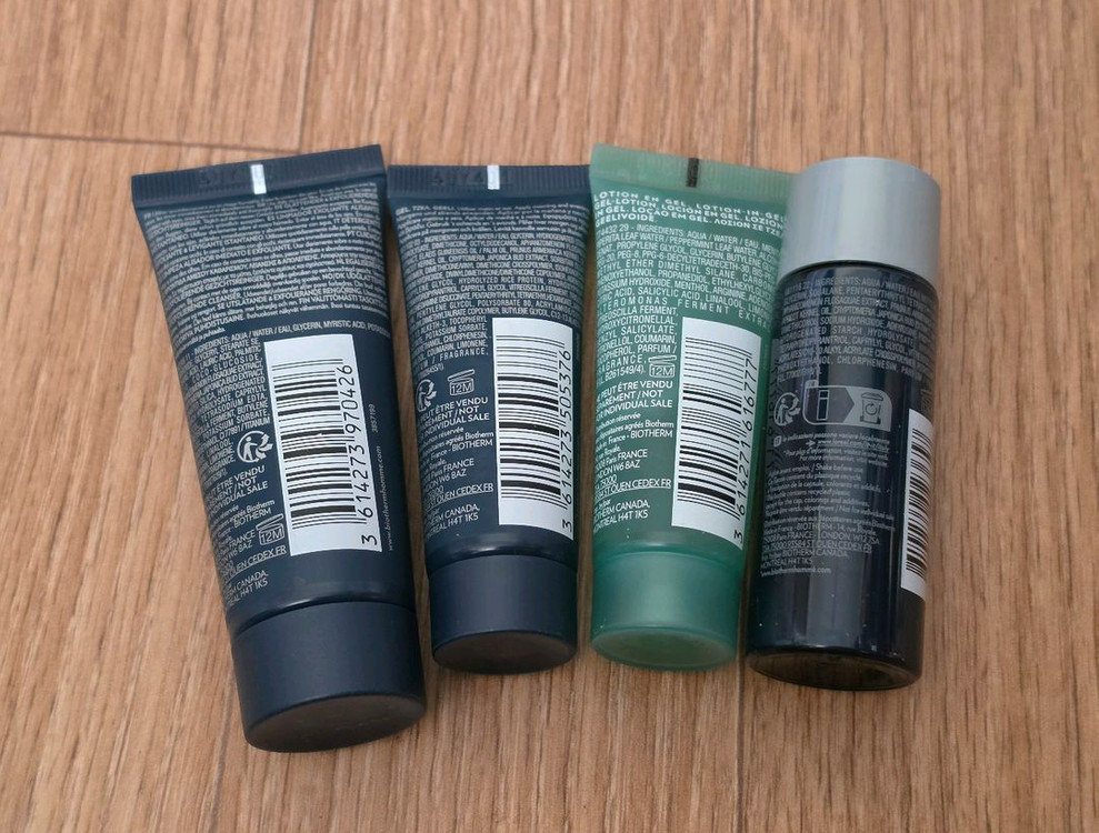 비오템옴므 여행용 스킨케어 4종 새제품 이미지