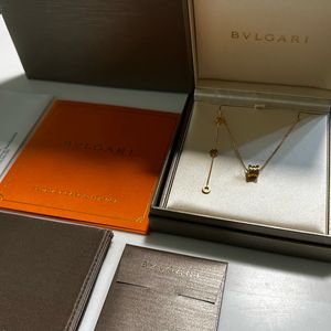 불가리 비제로원 미니 목걸이 로즈골드 이미지