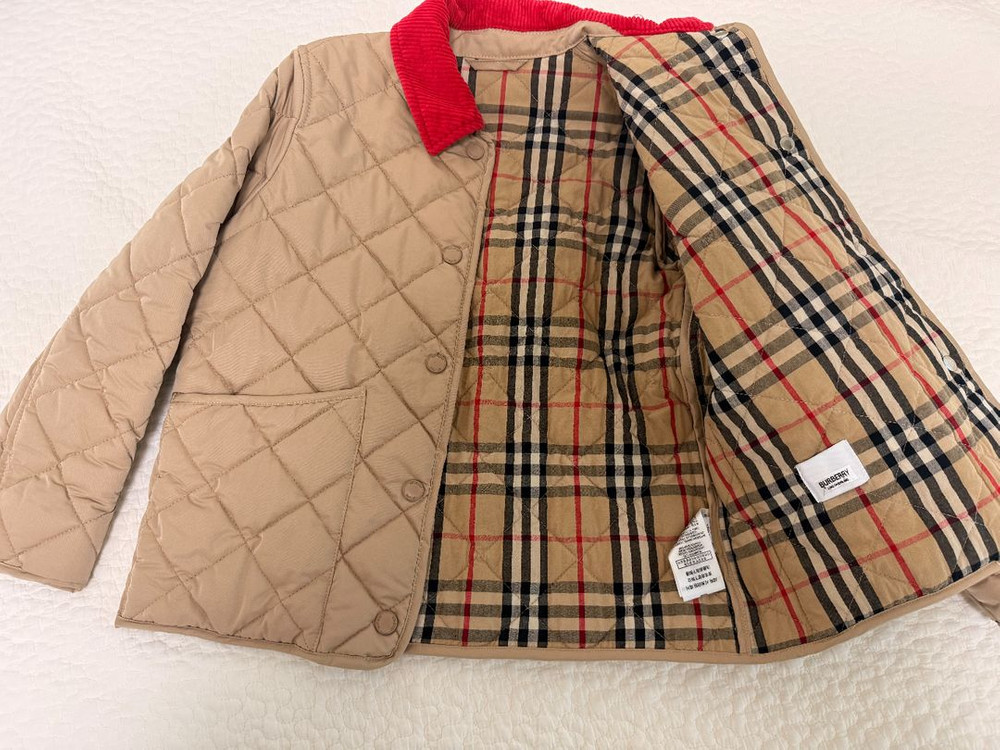 버버리 퀼팅 자켓 130 이미지
