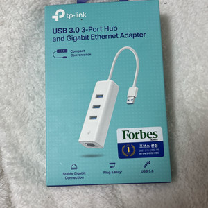 TP-Link USB 3.0 허브 기가비트 이더넷 새상품 이미지