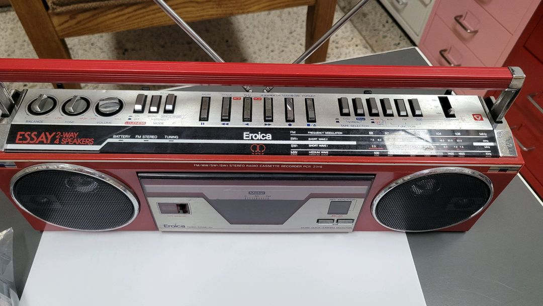 에로이카 pcr 231s 카세트 라디오 이미지