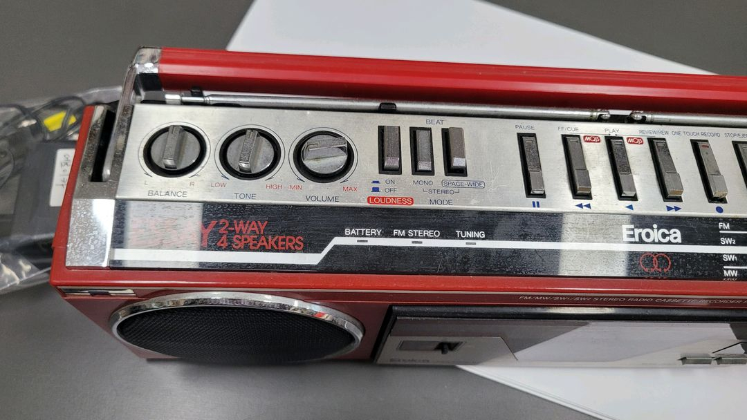 에로이카 pcr 231s 카세트 라디오 이미지