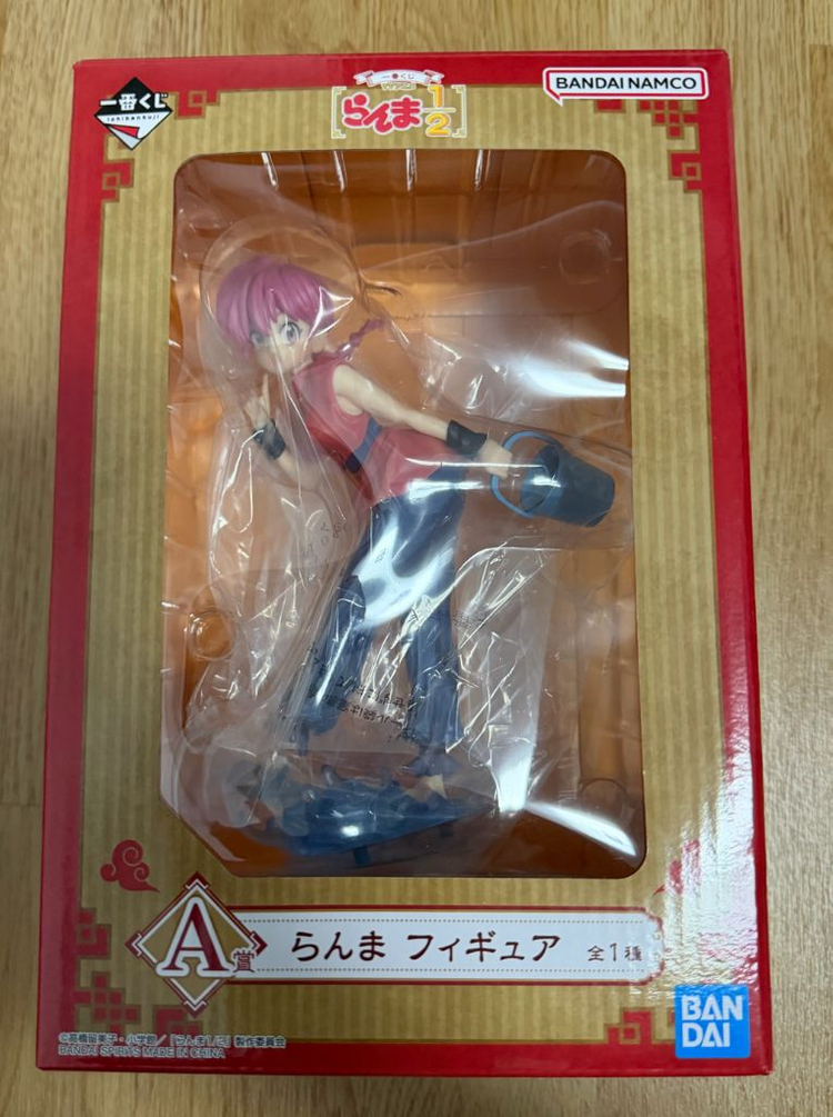 란마1/2 란마 제일복권 반다이 A상 란마 여폼 피규어 이미지