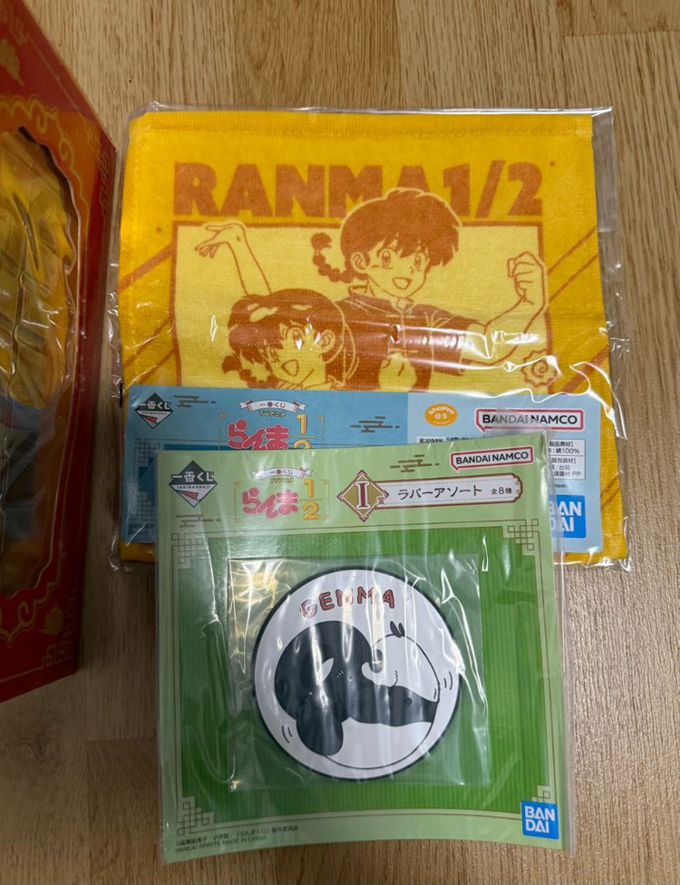 란마1/2 란마 제일복권 반다이 A상 란마 여폼 피규어 이미지