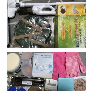 무선청소기 생필품 화장품 백팩외 한박스가득 전부다처분해요 이미지