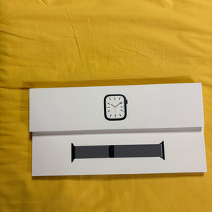 (새상품) 애플워치7 41mm 스테인리스 스틸 그래파이트 이미지