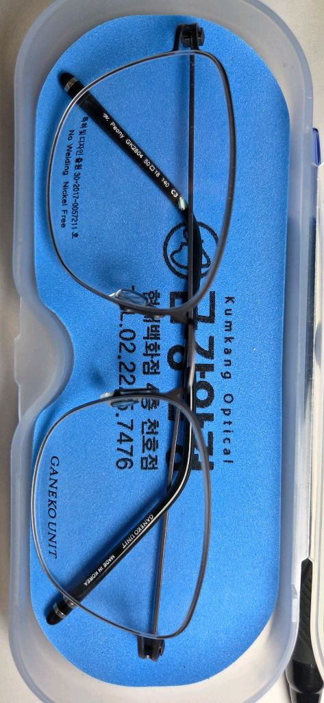 새것)안경테(가네코 유닛 /정가 23만원/깃털테/선글라스 젠틀몬스터x) 이미지