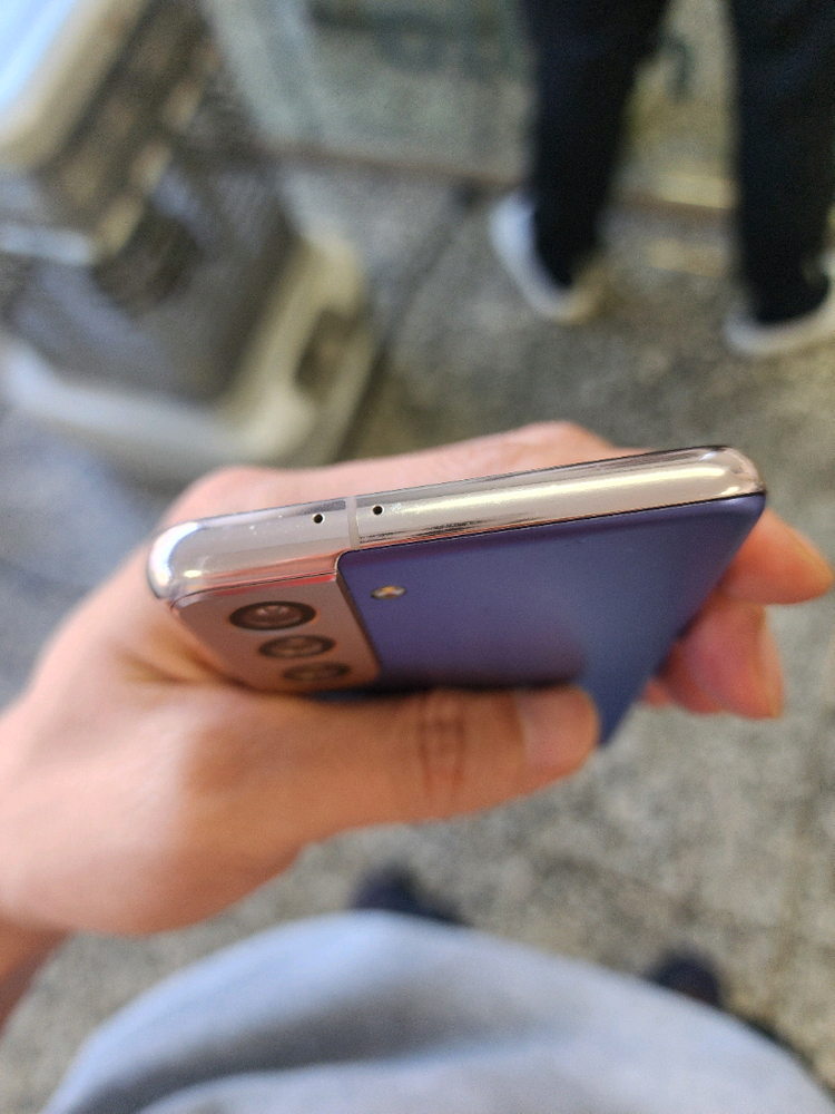 갤럭시S21 퍼플 256기가 정상해지 깨끗함^^(잔상없이 깔끔함!) 이미지