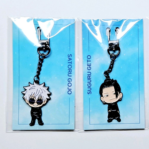 CGV 주술회전 회옥옥절 고죠사토루/게토스구루 메탈키링 판매 이미지