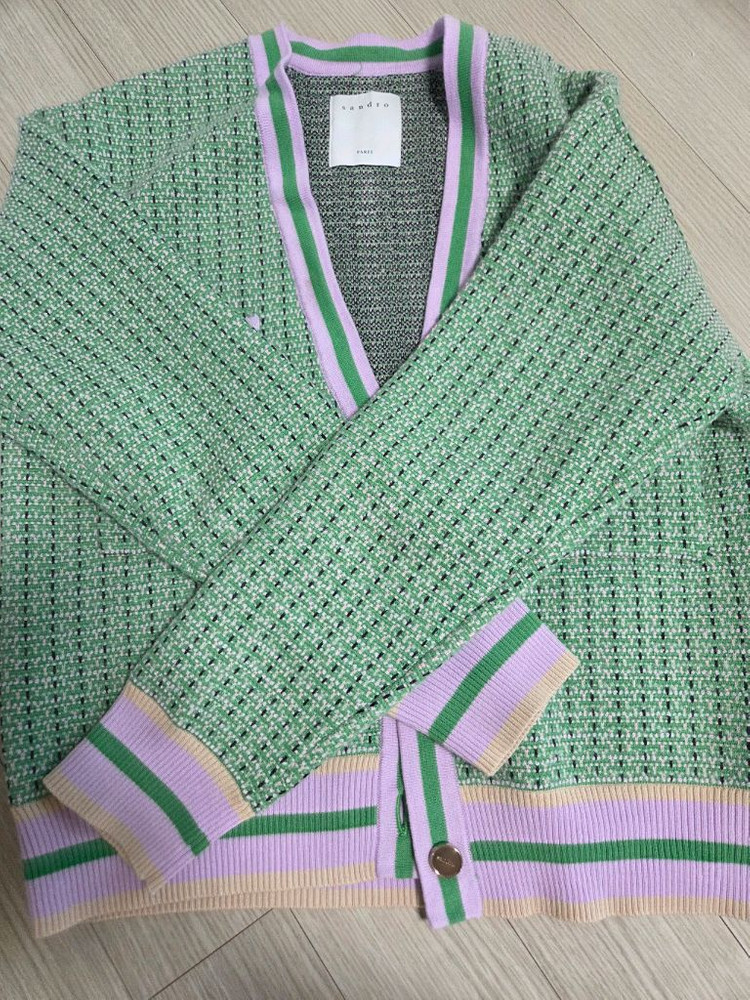 니트 가디건 이미지