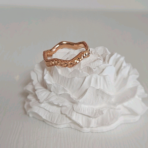 14k반지 웨이브반지 이미지