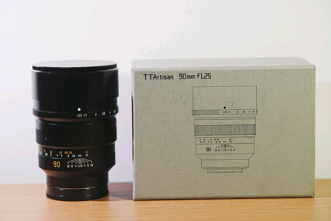 TTArtisan 90mm F1.25 수동 렌즈 소니 FE마운트 이미지